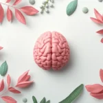 Mózg otoczony liśćmi — ilustracja artykułu o kotwiczeniu